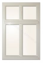 Denkmalschutzfenster mit Blume