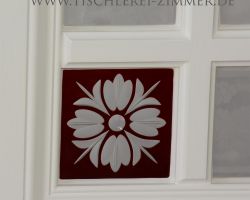 geschliffenes buntes Glas nach historischem Vorbild