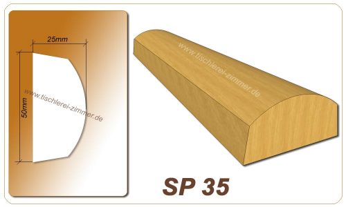 Schlagleistenprofil - SP 35 - Schlagleiste Holzfenster Tischlerei