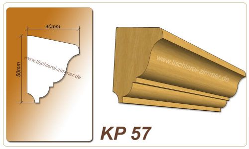 Kämpferprofil - KP 57 - Kämpferprofile aus Holz für Holzfenster - Tischlerei Zimmer