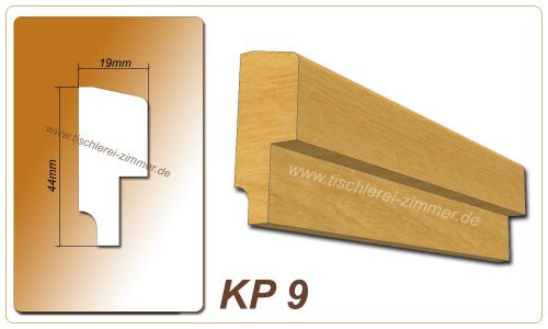 Kämpferprofil - KP 9 - Zierprofil aus Holz für Holzfenster - Tischlerei Zimmer