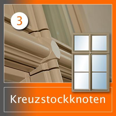 Projekt: Denkmalschutzfenster mit Kreuzstock Knoten - Kreuzstockfenster