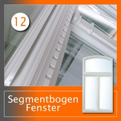 Projekt: Segmentbogenfenster mit Zinnenfries