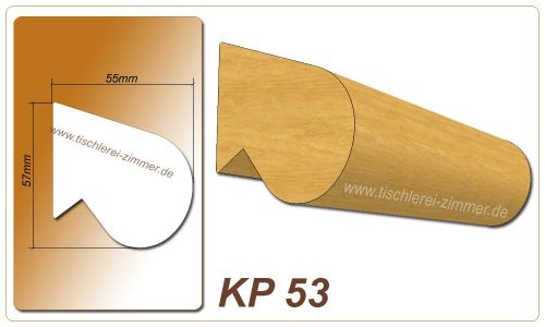 Kämpferprofil - KP 53 - Kämpferprofile aus Holz für Holzfenster - Tischlerei Zimmer