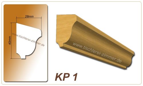 Kämpferprofil - KP 1 - Zierprofil aus Holz für Holzfenster - Tischlerei Zimmer