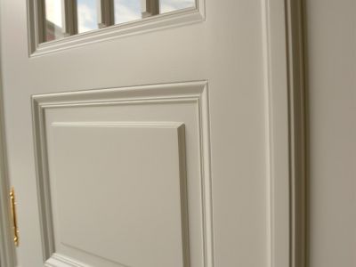 Türblatt der Kassettentür nach historischem Vorbild