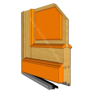 Haustürprofil - individuell profilierte Lichtfase