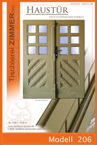 206 - Haustür nach historischer Vorlage