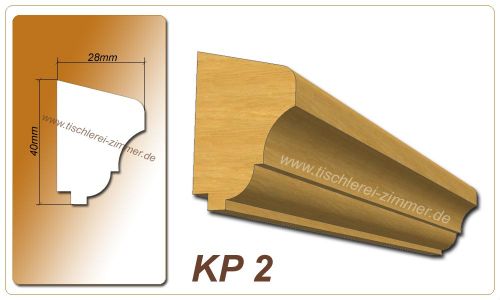 Kämpferprofil - KP 2 - Zierprofil aus Holz für Holzfenster - Tischlerei Zimmer