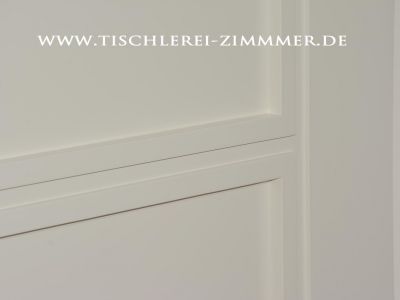 glatte Türfüllung - moderne Innentüren in Weiß - 20er Jahre Style