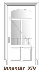 Innentür (Kassettentür, Zimmertür) - Modell 14