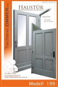 moderne Haustür in 2 Ausführungsvarianten