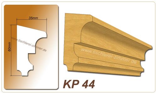 Kämpferprofil - KP 44 - Kämpferprofile aus Holz für Holzfenster - Tischlerei Zimmer