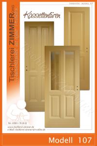 klassische Kassettentür - Massivholz