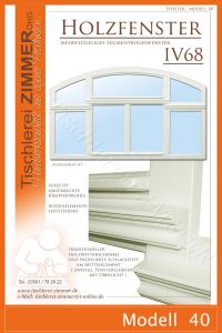 Modell 40 - großes mehrteiliges Bogenfenster
