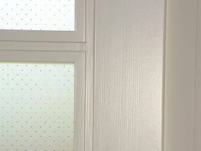 Glasfüllung der Innentür - Musselinglas Madras Punto - Stiltüren 20er Look