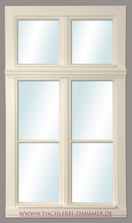 Denkmalfenster in Weiß