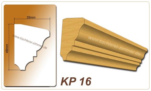 Kämpferprofil - KP 16 - Zierprofil aus Holz für Holzfenster - Tischlerei Zimmer