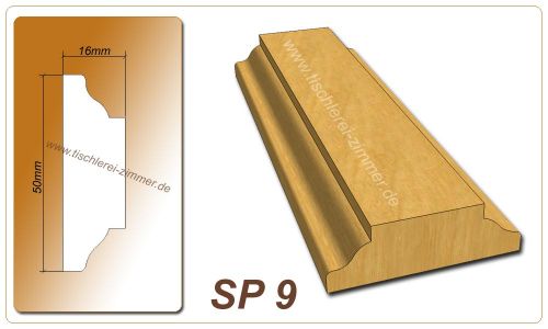 Schlagleistenprofil - SP 9 - Schlagleiste Holzfenster Tischlerei
