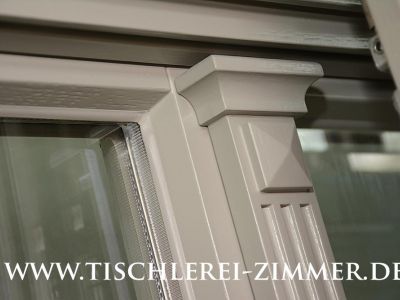 Eiche Fenster - Kapitell mit Schlagleiste aus Eichenholz - Eichenfenster