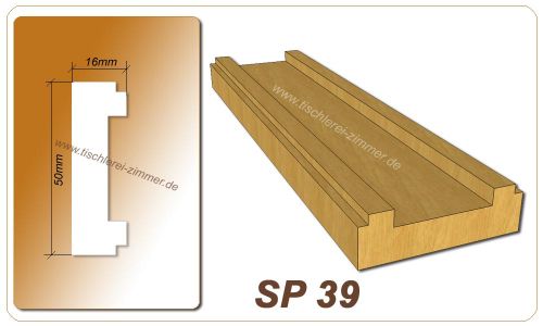 Schlagleistenprofil - SP 39 - Schlagleiste Holzfenster Tischlerei