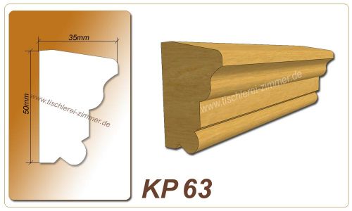 Kämpferprofil - KP 63 - Kämpferprofile aus Holz für Holzfenster - Tischlerei Zimmer