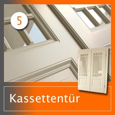 Projekt: zweiflügelige Kassettentür mit Sprossen