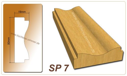 Schlagleistenprofil - SP 7 - Schlagleiste Holzfenster