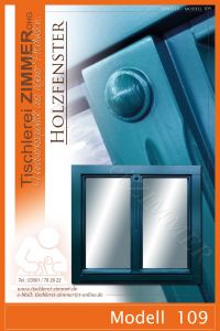 Modell 109 - Holzfenster mit individueller Schlagleiste