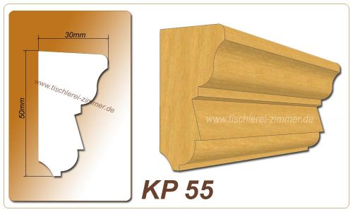 Kämpferprofil - KP 55 - Kämpferprofile aus Holz für Holzfenster - Tischlerei Zimmer