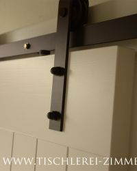 Schiebetür mit Rollen (retro)