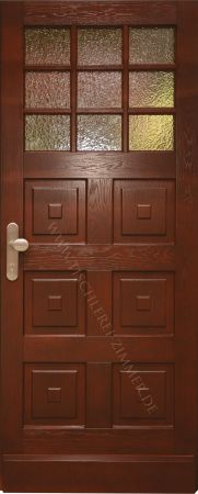 moderne Haustür aus Eiche