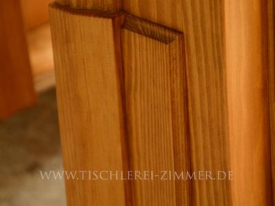 unterer Teil der Zierverkleidung der Innentür, Zimmertür - Landhausstil