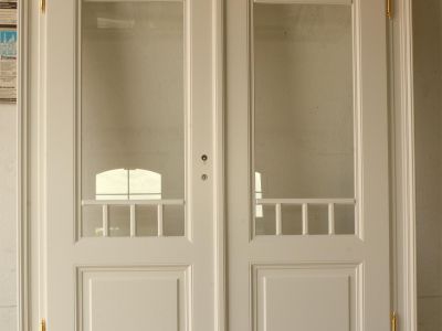 zweiflügelige Kassettentür nach historischem Vorbild