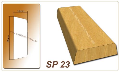 Schlagleistenprofil - SP 23 - Schlagleiste Holzfenster Tischlerei