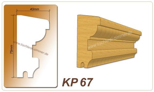Kämpferprofil - KP 67 - Kämpferprofile aus Holz für Holzfenster - Tischlerei Zimmer