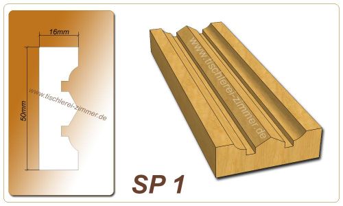 Schlagleistenprofil - SP 1 - Schlagleiste Holzfenster