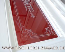 historisches Motivglas