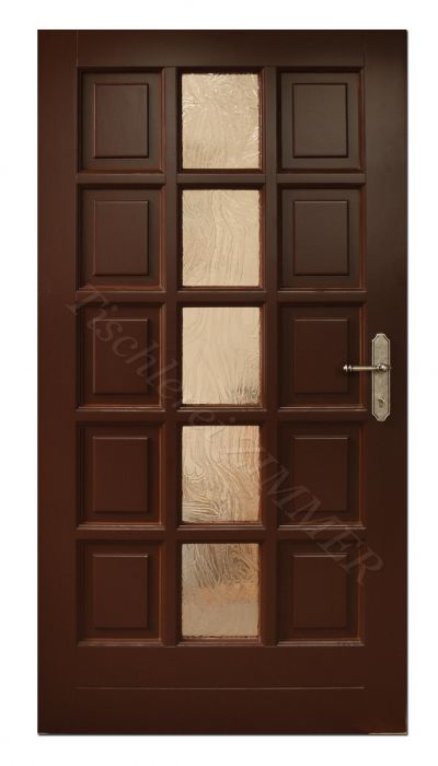 Haustür mit Kassetten