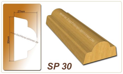 Schlagleistenprofil - SP 30 - Schlagleiste Holzfenster Tischlerei