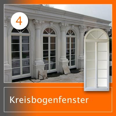 Projekt: große Kreisbogenfenster mit Sprossen