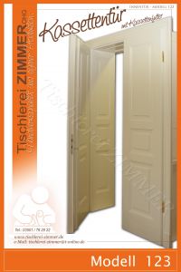 große Kassettentür mit Kassettenfutter nach hist.Vorbild