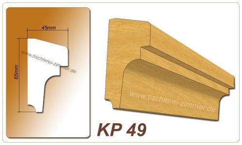 Kämpferprofil - KP 49 - Kämpferprofile aus Holz für Holzfenster - Tischlerei Zimmer