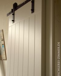 Schiebetür mit Rollen (retro)