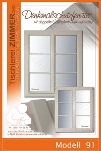 Modell 91 - Denkmalschutzfenster