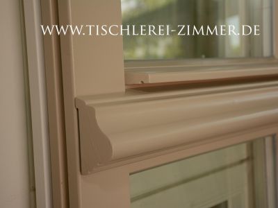 Kämpferpartie mit Wetterschenkel - Kreuzstockfenster