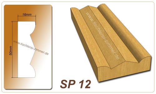 Schlagleistenprofil - SP 12 - Schlagleiste Holzfenster Tischlerei