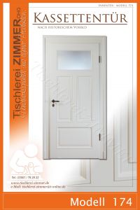 174 - traditionelle Kassettentür