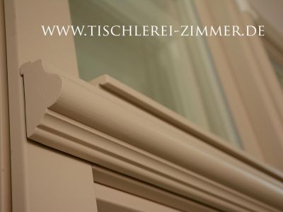 Ansicht - Profil vom Zierkämpfer - Kreuzstockfenster