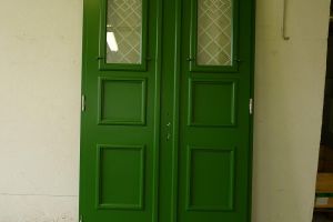 fertige Haustür nach hist.Vorlage - Innenansicht